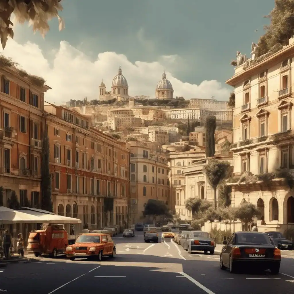 Villa Malta in Rome (Pincio) – Franz Ludwig Catel